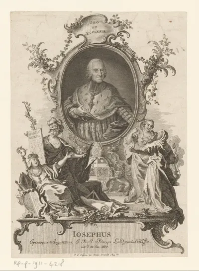 Portret van Joseph Ignaz Philipp von Hessen-Darmstad