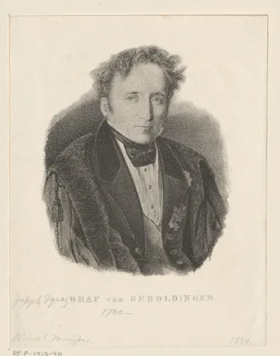 Portret van Joseph Ignaz von Beroldingen