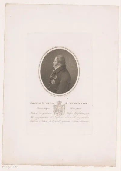 Portret van Joseph II Schwarzenberg