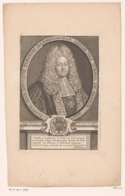Portret van Joseph Jean Baptiste Fleuriau d'Armenonville