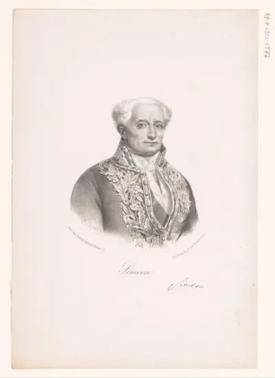 Portret van Joseph Jérôme Siméon