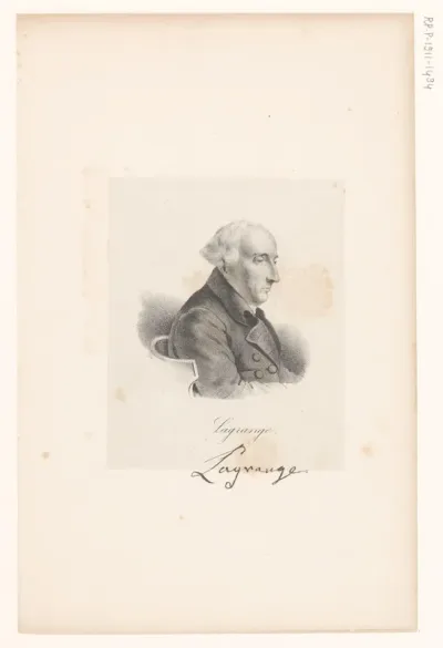 Portret van Joseph-Louis Lagrange