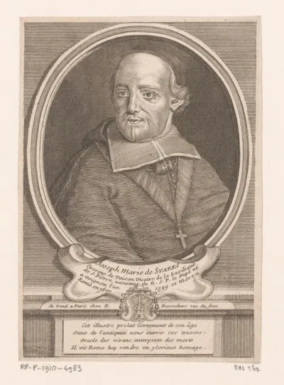 Portret van Joseph Marie de Suarès
