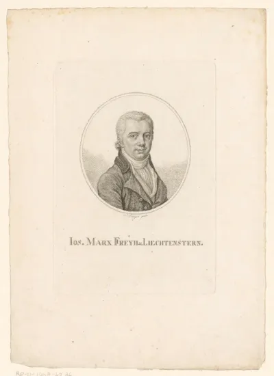 Portret van Joseph Marx von Liechtenstern
