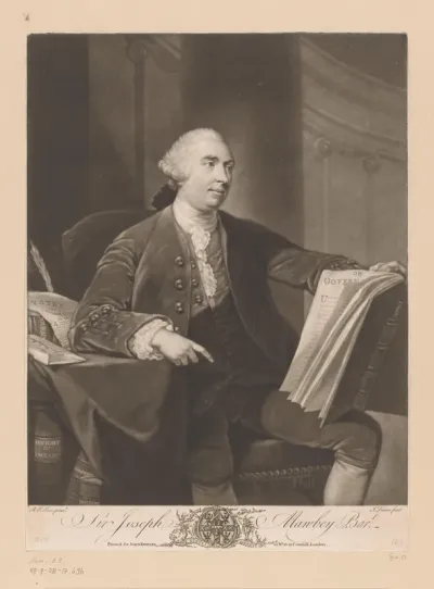 Portret van Joseph Mawbey
