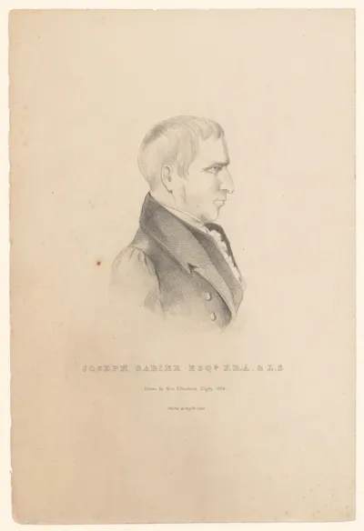 Portret van Joseph Sabine