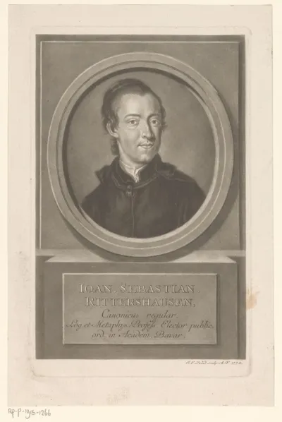 Portret van Joseph Sebastian von Rittershausen