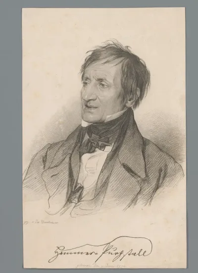 Portret van Joseph von Hammer-Purgstall