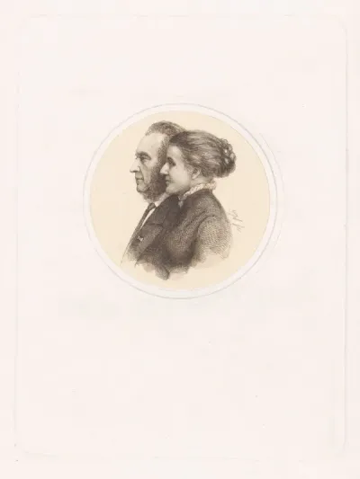Portret van Josephus Albertus en Catharina Alberdingk Thijm