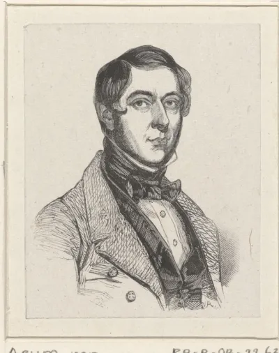 Portret van Josephus Jodocus Moerenhout