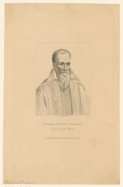 Portret van Josephus Scaliger