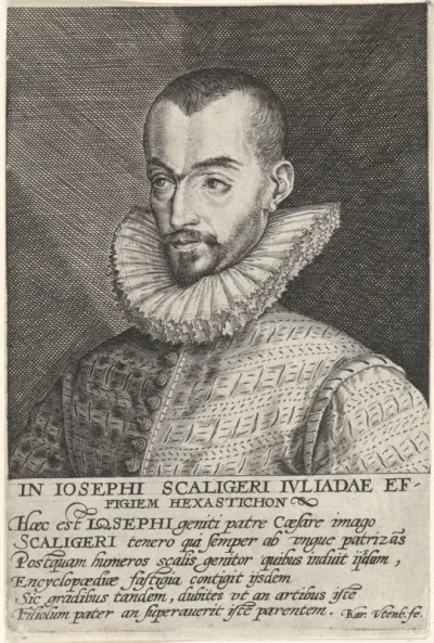 Portret van Josephus Scaliger