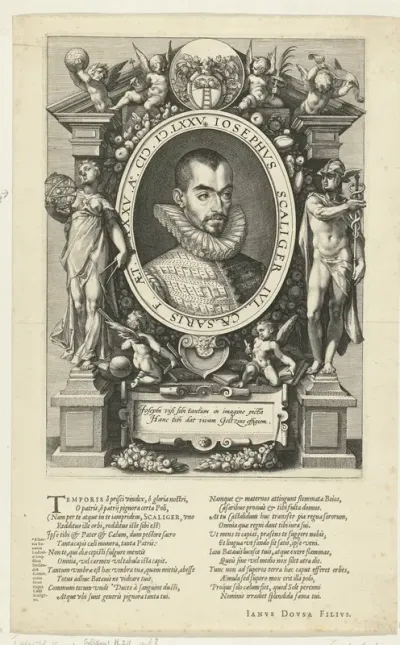 Portret van Josephus Scaliger