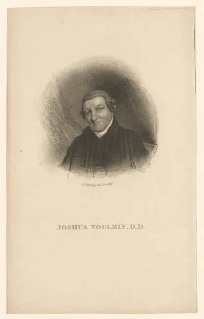 Portret van Joshua Toulmin