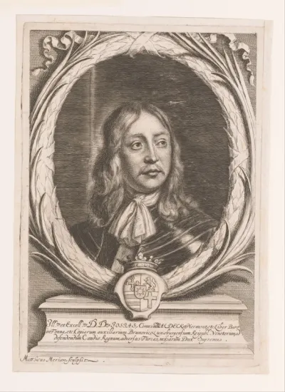 Portret van Josias graaf van Waldeck
