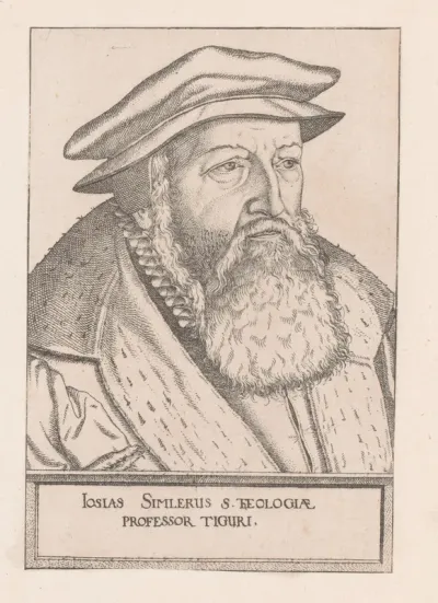 Portret van Josias Simler