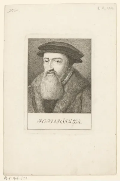 Portret van Josias Simlerus