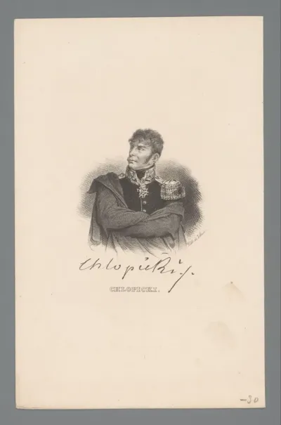 Portret van Józef Chłopicki