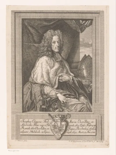 Portret van Jozef Clemens van Beieren