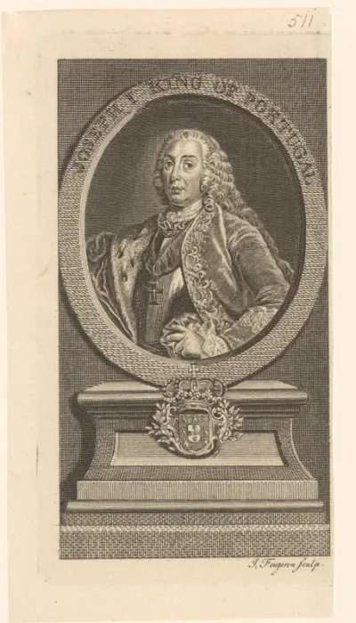 Portret van Jozef I, koning van Portugal