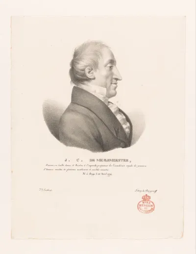 Portret van Jozef Karel De Meulemeester