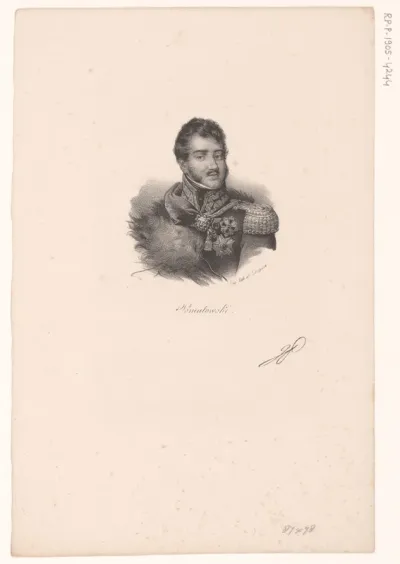 Portret van Józef Poniatowski