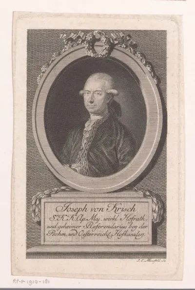 Portret van Jozef von Krisch