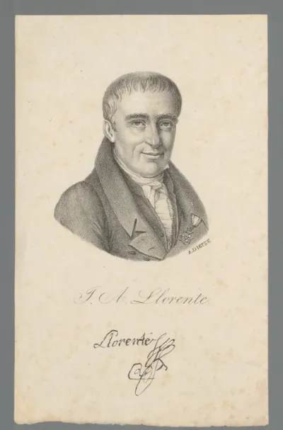 Portret van Juan Antonio Llorente
