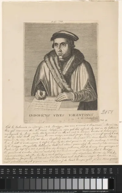 Portret van Juan Luis Vives