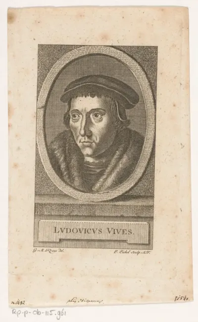 Portret van Juan Luis Vives