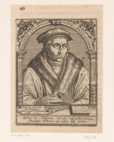 Portret van Juan Luis Vives