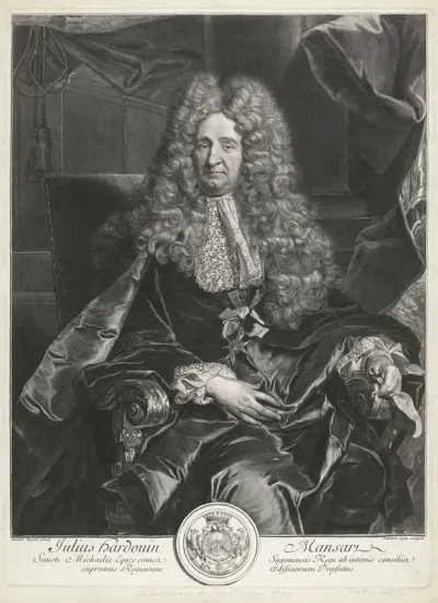 Portret van Jules Hardouin-Mansart