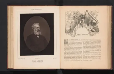 Portret van Jules Verne