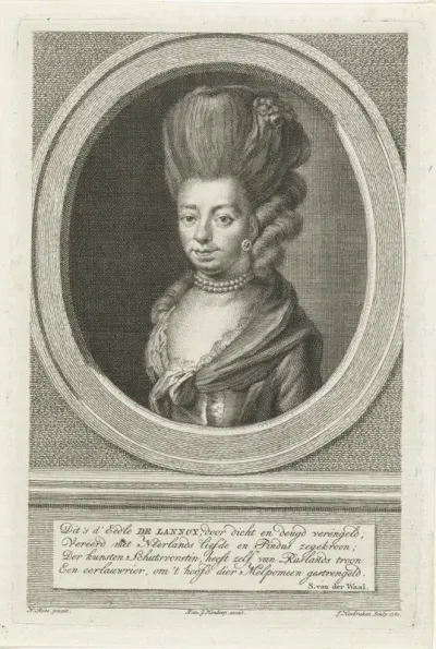 Portret van Juliana Cornelia de Lannoy