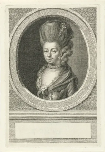 Portret van Juliana Cornelia de Lannoy