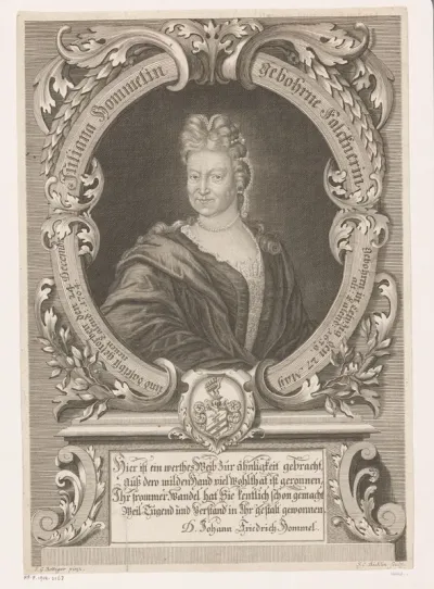 Portret van Juliana Hommel