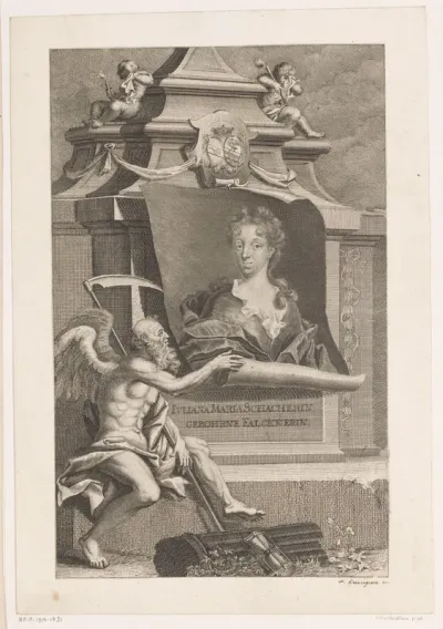 Portret van Juliana Maria Schacher