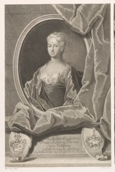 Portret van Juliane Florine von Veltheim