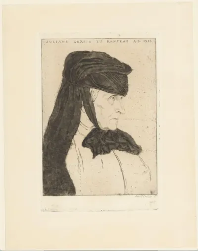 Portret van Juliane zu Rantzau