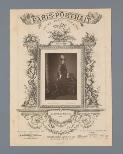 Portret van Juliette Bilbaut-Vauchelet