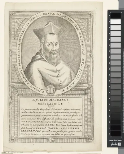 Portret van Julio Magnani, 51ste Minister Generaal van de franciscaner orde