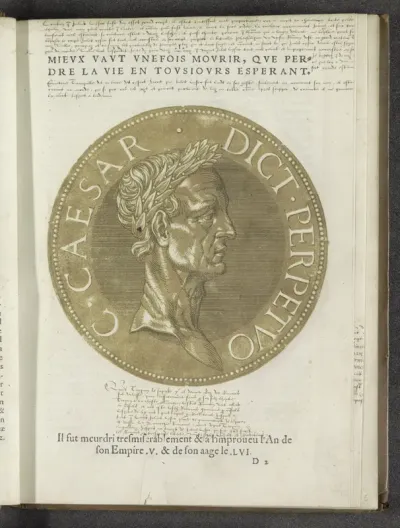 Portret van Julius Caesar