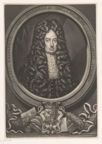 Portret van Julius Friedrich Buccelleni