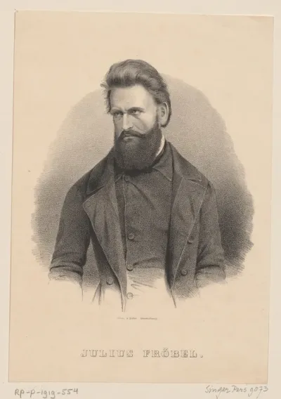 Portret van Julius Fröbel