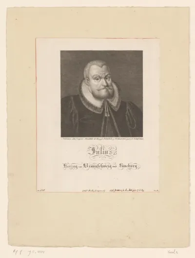 Portret van Julius, hertog van Braunschweig-Wolfenbüttel