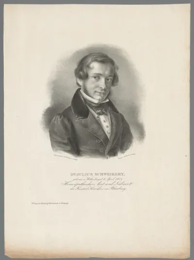 Portret van Julius Schweikert