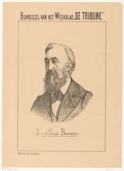 Portret van Julius van de Sande Bakhuyzen