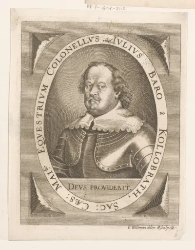 Portret van Julius von Kolowrat-Liebsteinsky