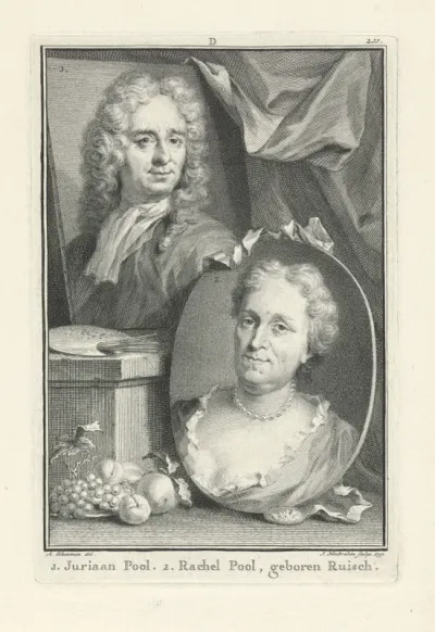 Portret van Juriaen Pool en Rachel Ruysch