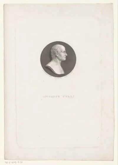 Portret van jurist Giuseppe Bencivenni Pelli